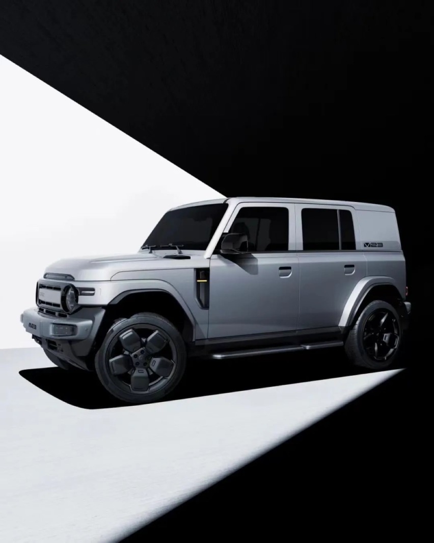奇瑞iCAR V23曝了个光