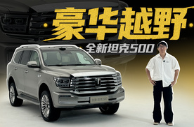 实拍全新坦克500，新增橄榄绿，冰箱彩电智驾上车