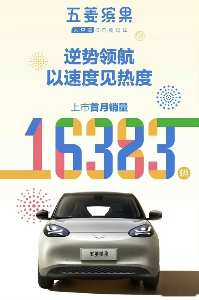 4月销量达16383台，五菱缤果两大优势让小型燃油车彻底没活路？