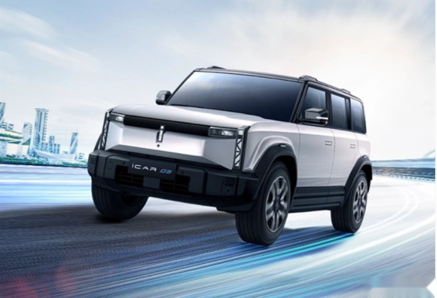 奇瑞iCAR 03开启预售：全铝大梁+电控四驱，12.98万元起售