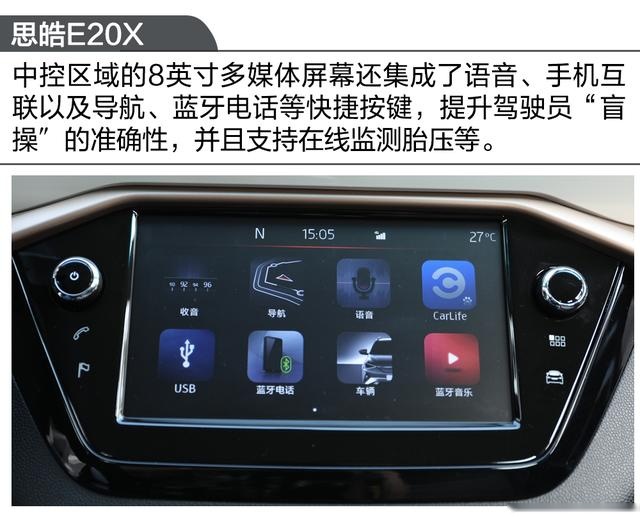 静态体验江淮大众思皓E20X 到底有何能耐？
