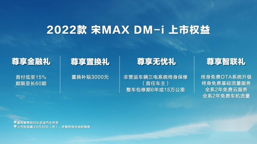 2022款比亚迪宋MAX DM-i上市！售价14.58-17.28万