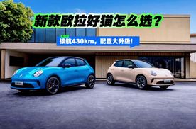 续航430km，配置大升级！新款欧拉好猫怎么选？