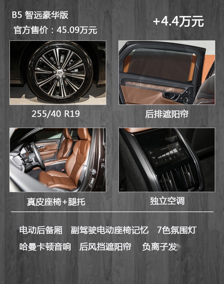 用中型车的钱买中大型行政座驾 新沃尔沃S90建议购买B5智逸豪华版