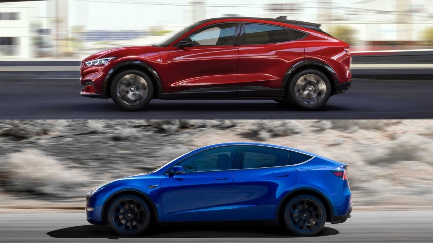 快既王道 Mustang Mach-E对比Model Y