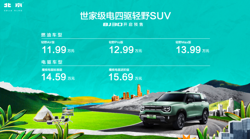 北京汽车全面开启越野电动化时代