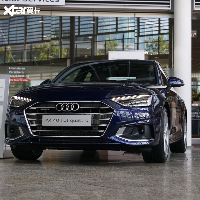 精致的质感 新款奥迪a4三厢版海外实车到店