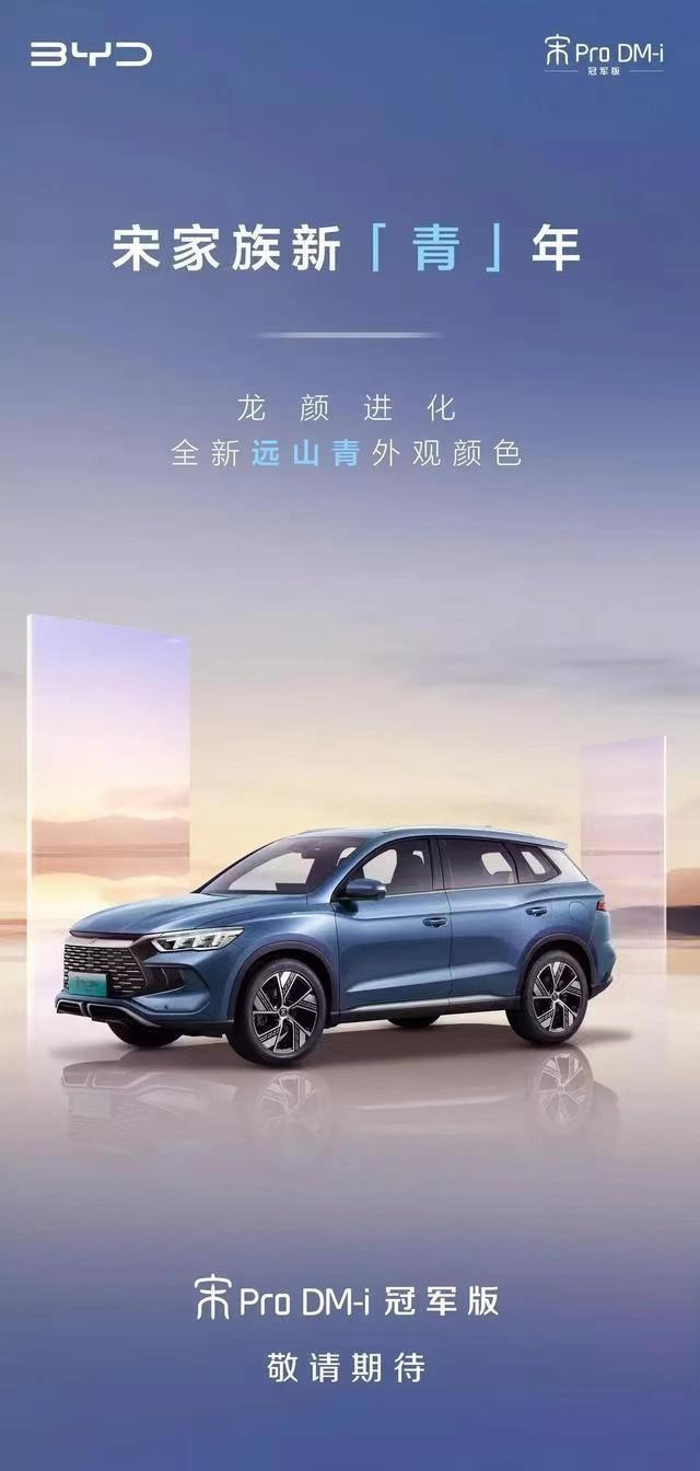 比亚迪宋Pro DM-i冠军版官图已出，续航会降，会照例降价吗