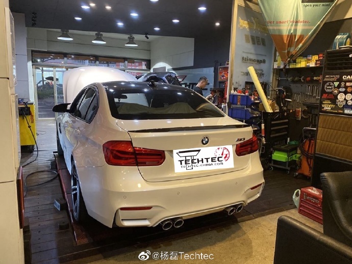 宝马F80 M3改装德国Techtec刷电脑刷ECU改装电脑