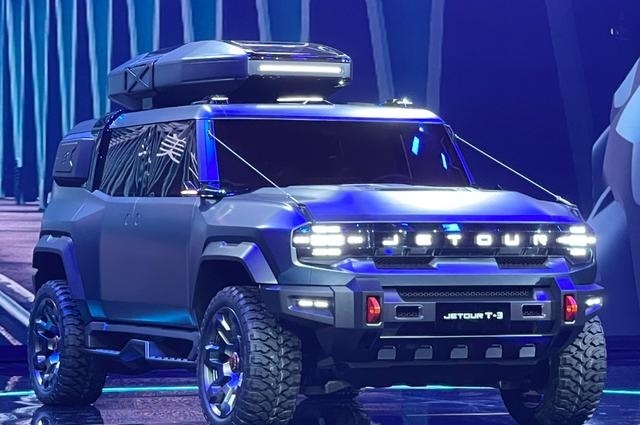 家族新硬派SUV！有对开门设计的捷途T-3概念车亮相！