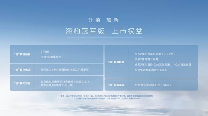 18.98万元起售，海豹冠军版带你“升值加新”