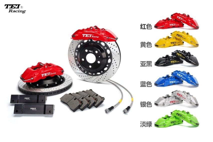 案例，高尔夫8改装TEI Racing P40NS+街道性能刹车卡钳套