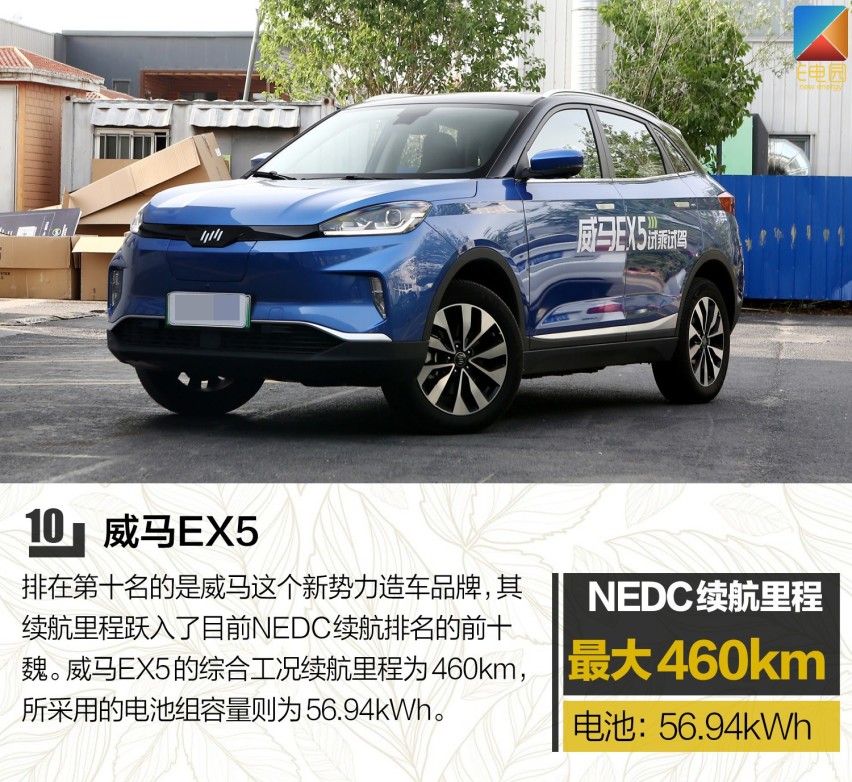 电动车NEDC续航Top10 除了特斯拉你还知道谁？