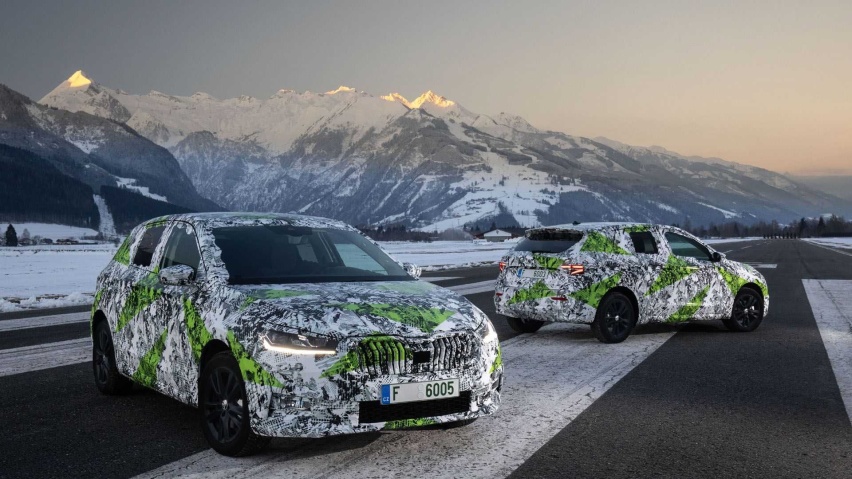 新车｜斯柯达公布Fabia（晶锐）官方伪装图