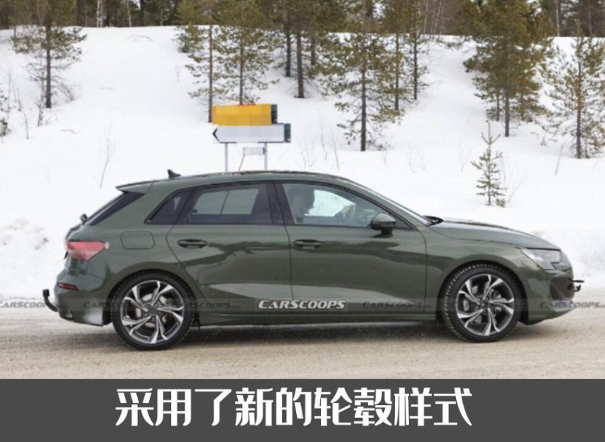 改款奥迪 A3 Sportback低伪谍照曝光，外观微调，或将年内上市