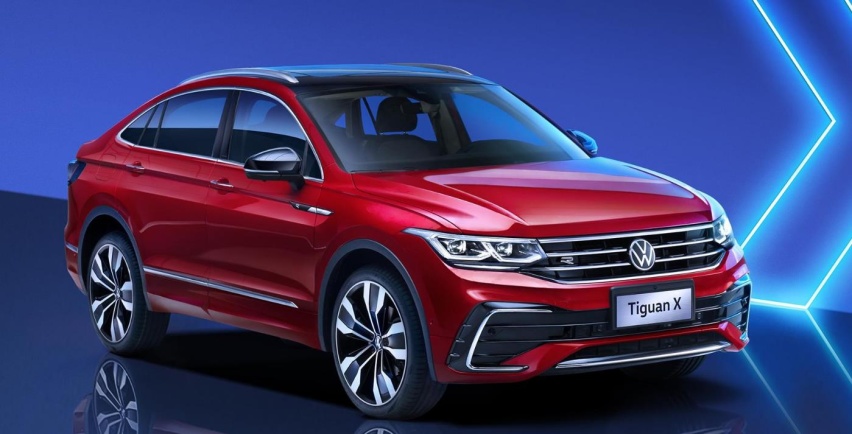 定位轿跑SUV，标配R-Line套件，上汽大众途观X官图发布