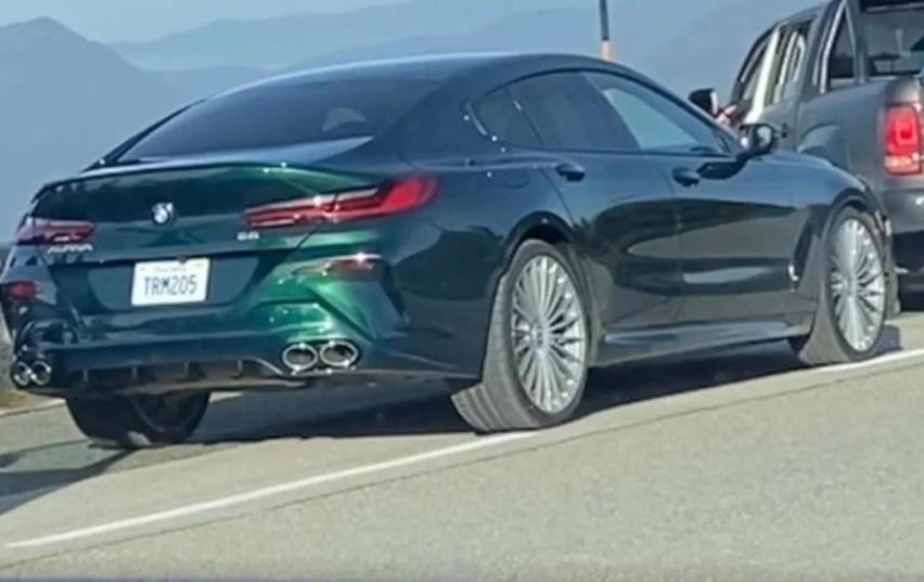 或超650马力，底盘重新优化，Alpina B8四门版谍照