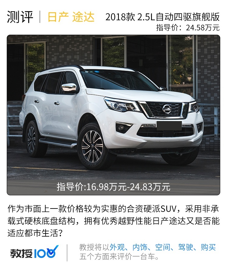 2.5L+7AT，这台硬汉SUV不到18万起，家用也不错？