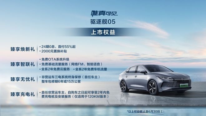 比亚迪驱逐舰05陆上开跑，售价11.98~15.58万元
