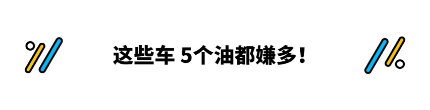5L油耗很低吗？呸 ！我们这些13.58万起车型更省油