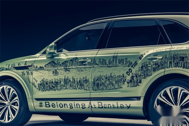 宾利汽车发布建筑师手工绘制的“BELONGING BENTAYGA”