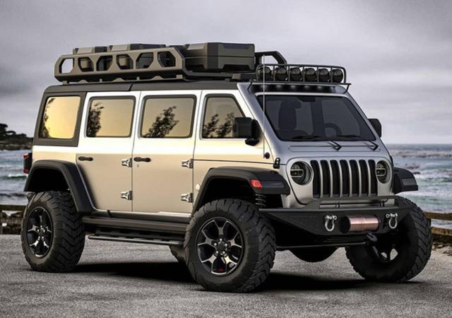 Jeep全新四驱MPV概念图曝光 6座布局带越野绞盘