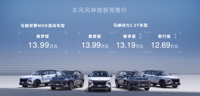 13万级混动SUV皓极预售火爆 4小时订单超7000