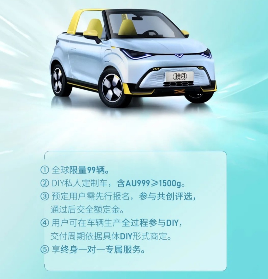 电动敞篷微型车玩出天花板，99.9万元限99辆