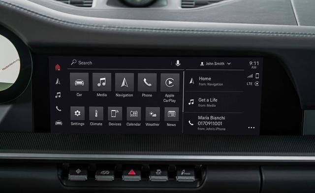 保时捷推出搭载 Android Auto 的下一代 PCM 信息娱乐系