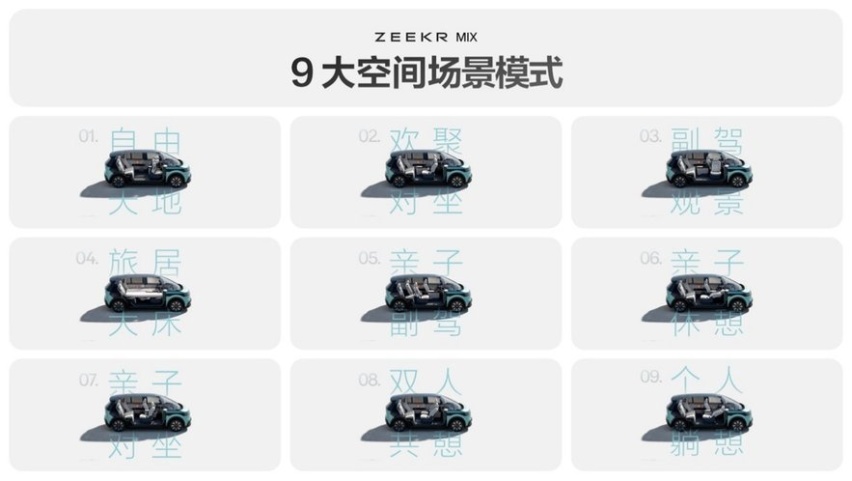 空间魔术师：家庭全场景大五座，极氪MIX上市