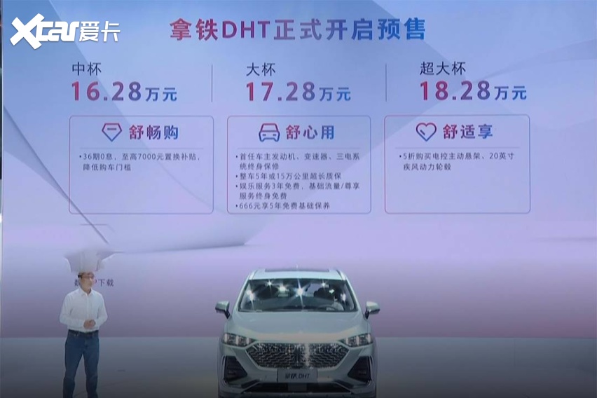 2021广州车展:wey魏牌拿铁开启预售 省油配置强 预售16.28万