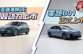 比亚迪海狮06双动力上市&零跑B01正式上市
