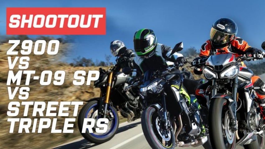 MT-09/Z900/STREET TRIPLE RS对比
