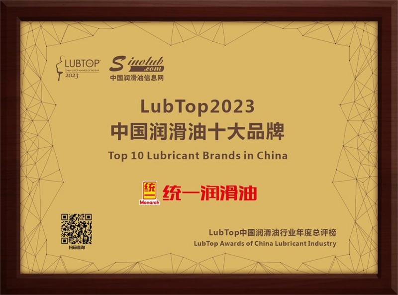 统一石化斩获2023中国润滑油行业年度总评榜三项大奖