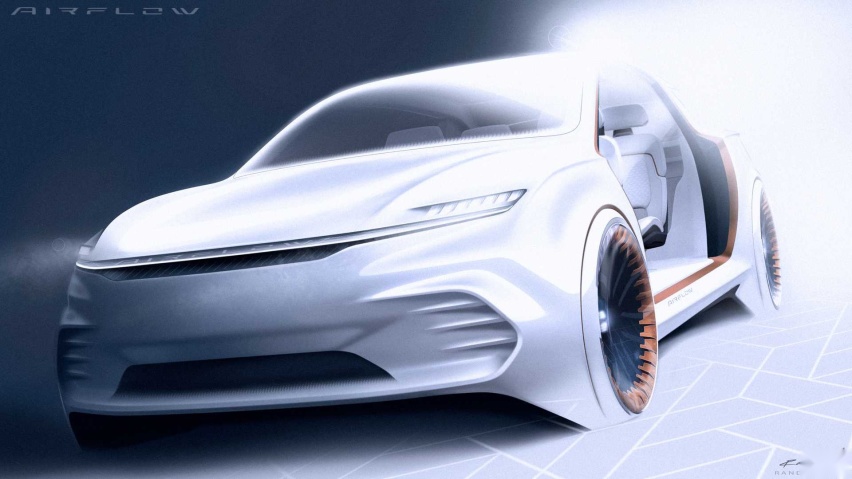 克莱斯勒Airflow Vision概念车，今年CES亮相