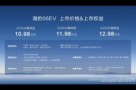 起售价10.98万，比亚迪全新家用轿跑海豹06EV广州区域上市