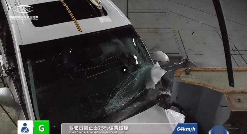 车内乘员安全全优，别克世纪通关中保研测试，小偏置碰撞零缺陷