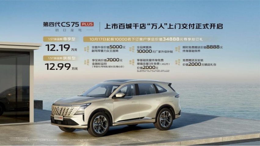 长安第四代CS75PLUS诠释王炸实力