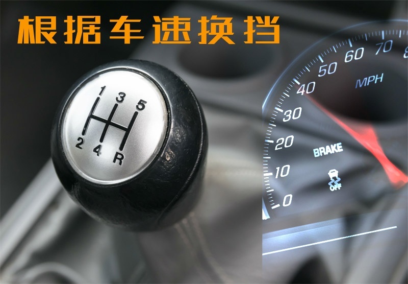 手动挡车，如何通过车速、发动机转速来换挡？