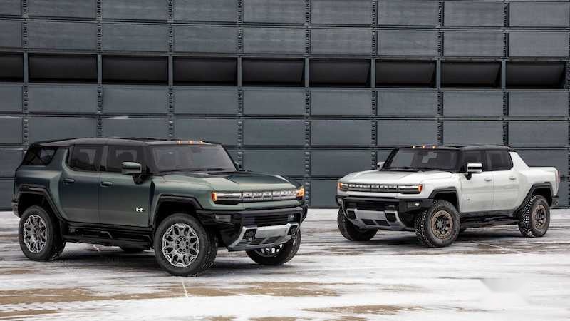 峰值扭矩15592牛·米 HUMMER EV SUV官图发布