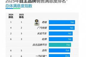 奇瑞蝉联自主第一！J.D.Power 2025中国销售服务满意度揭晓