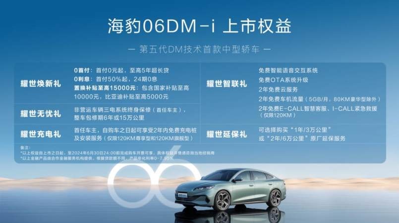 9.98万起，油耗2.9L！比亚迪王牌杀手锏海豹06DM-i上市
