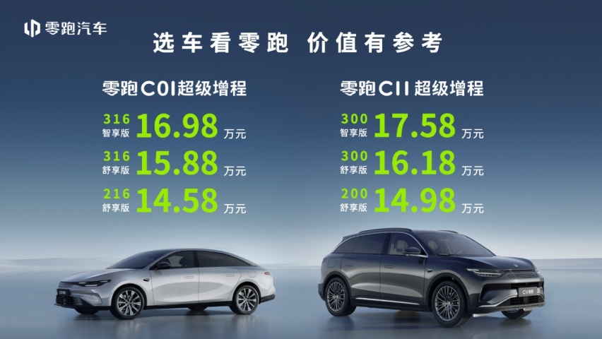 零跑C系列新车上市，超级增程搭“大电池”开启出行新方式