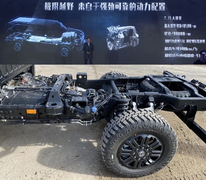 大排柴油机/四轮独悬/军车血统，东风猛士MS600正式上市