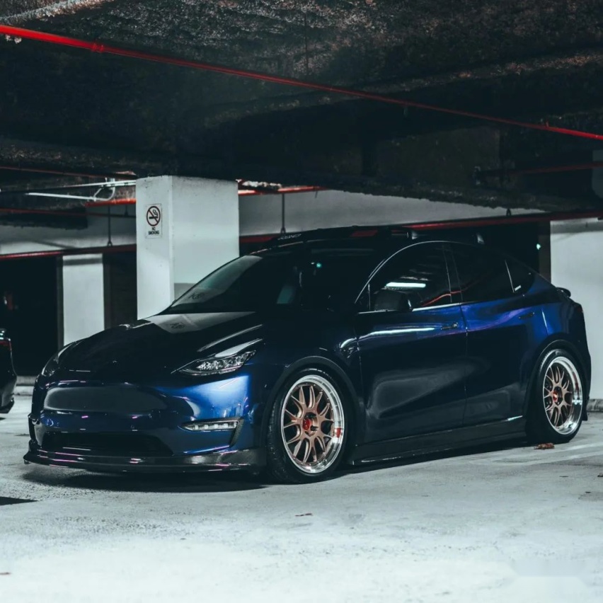 一年内连换5套轮毂的特斯拉Model Y，最后发现BBS才是真爱
