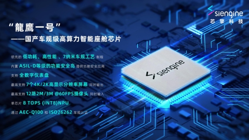 芯擎科技再获10亿元A轮融资，龍鹰一号四季度量产