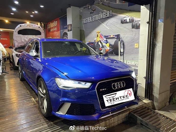 奥迪RS6 4.0 V8德国Techtec刷电脑刷ECU改装
