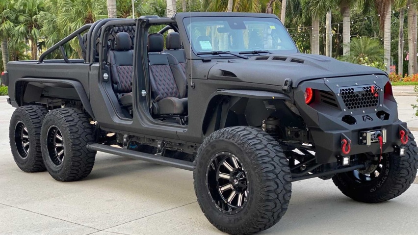 六轮皮卡，可选V8引擎，Jeep Gladiator改装版