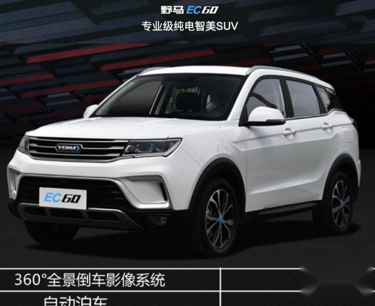 2022款野马EC60正式上市 仅提供1款车型