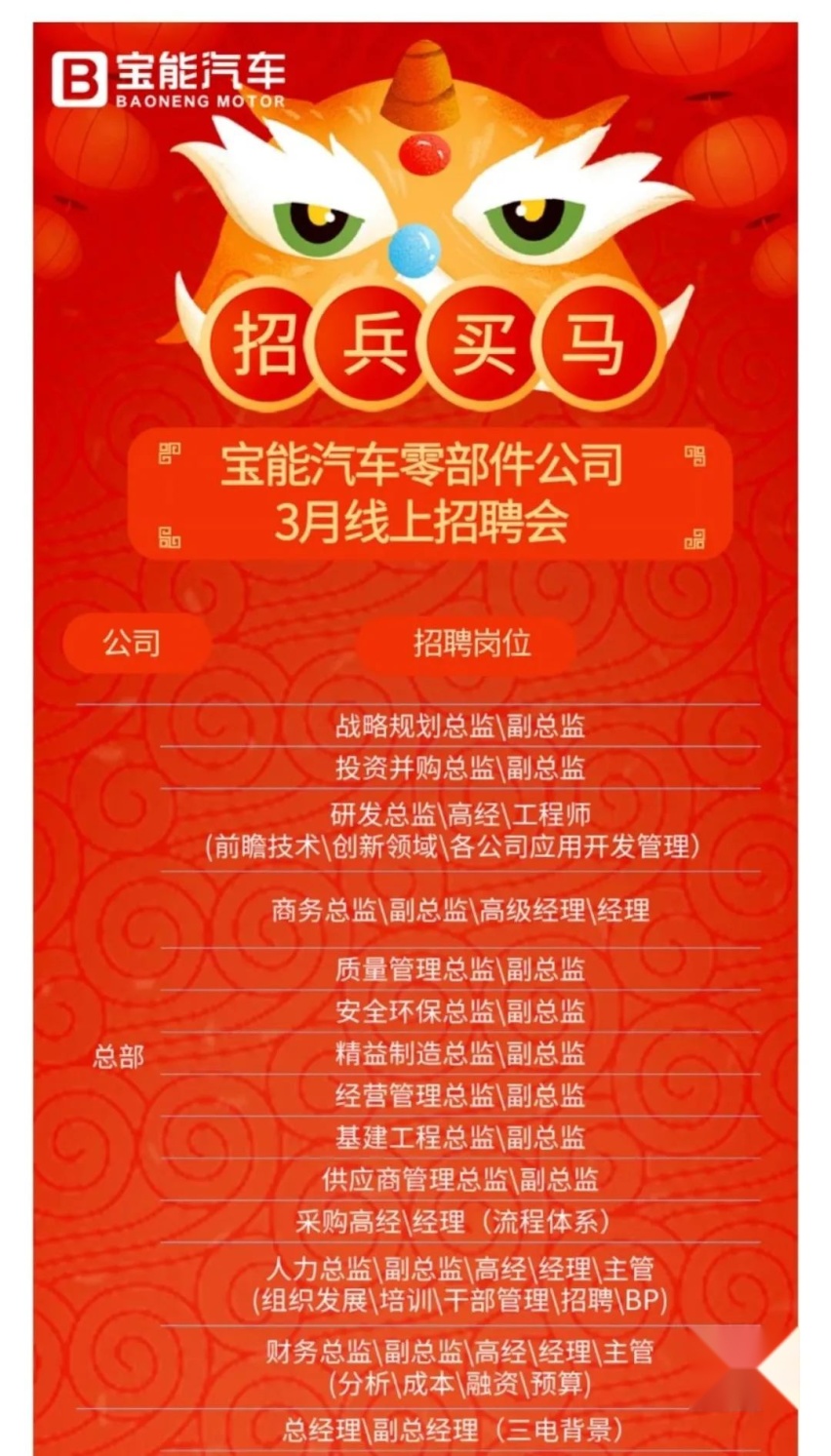 宝能汽车对外“招人”对内裁员！姚振华造车梦迎来新危机